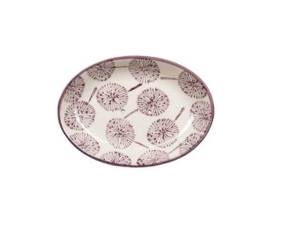 Posuda za sapun Tranquillo Floral 14x9.5x2cm keramicka art.POR124