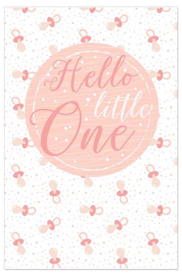 Cestitka Artebene Baby Hello Little One 17,5x11,5cm art.124270