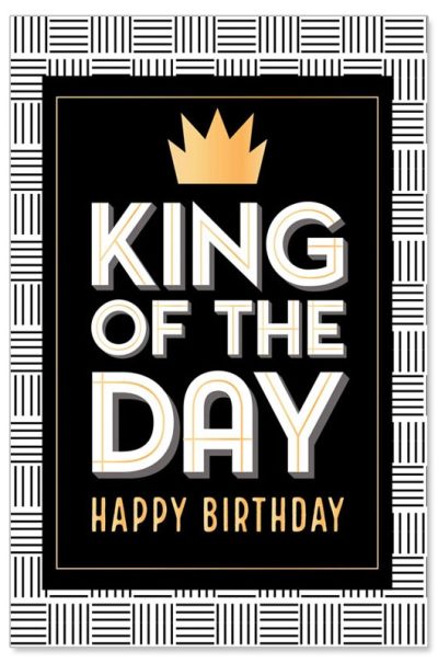 Cestitka Artebene HB King of the Day 17,5x11,5cm art.123990