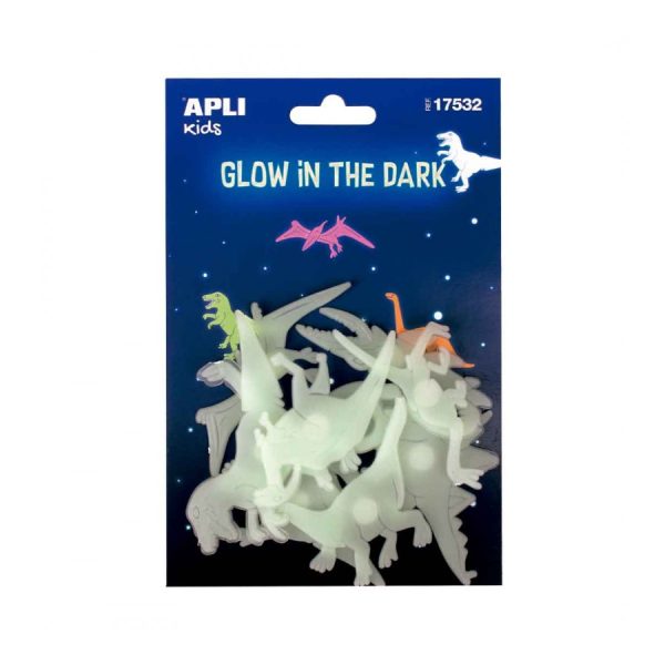 Naljepnice Apli Glow in the Dark Dinos 9/1 art.17532 (5/120) D