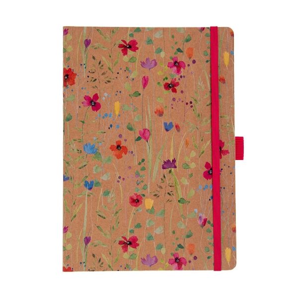 Notes A5 Organics craft wild blossoms art 220793